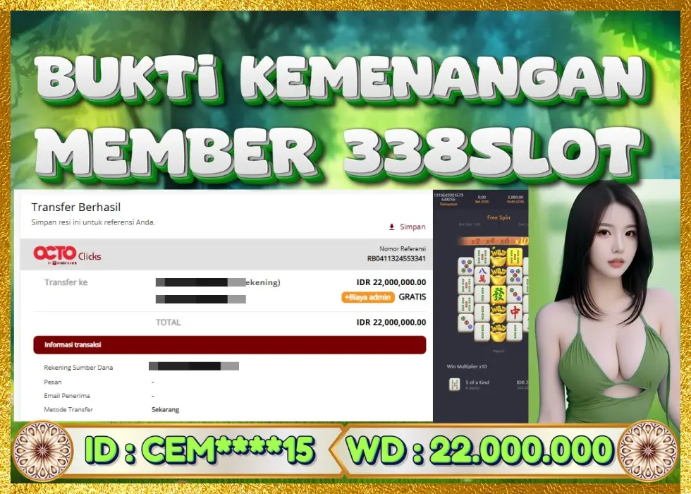 338SLOT JACKPOT GAME JUDI PGSFOT PALING JACKPOT! Rp 22.000.000 - LUNAS!!!