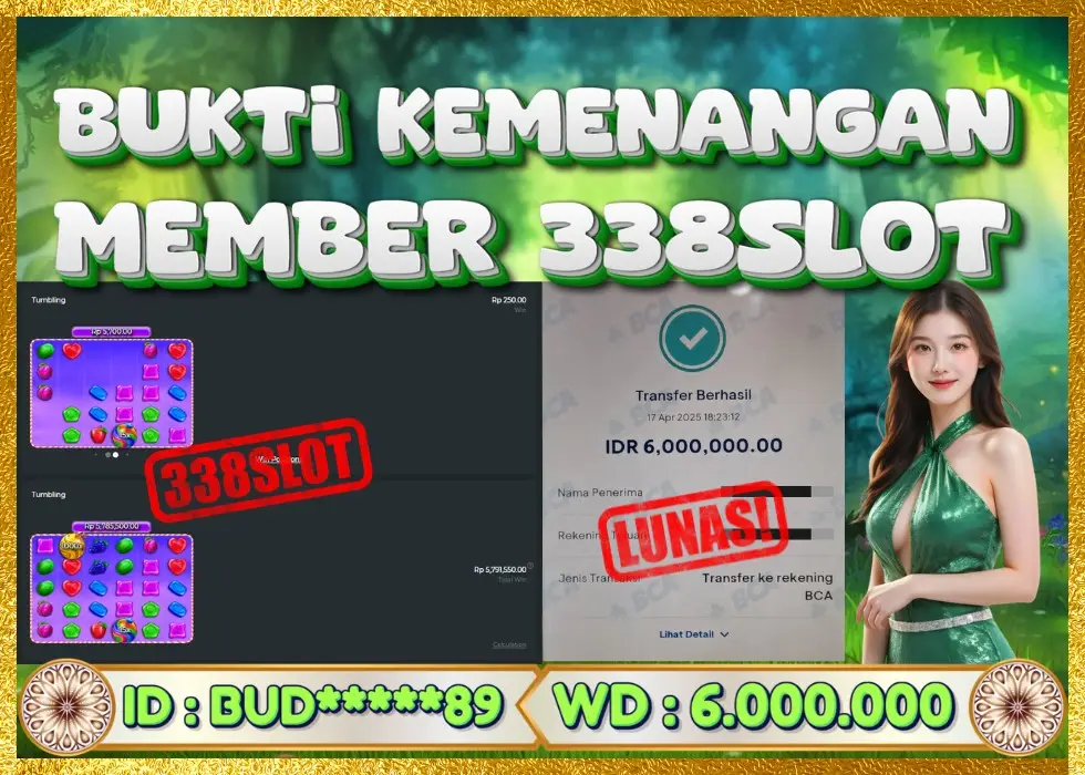 338SLOT JACKPOT GAME JUDI SLOT BONANZA FRUIT! Rp 6.000.000 - LUNAS!!!