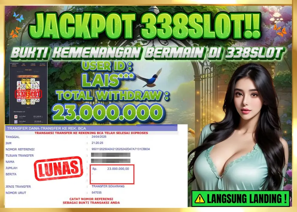 338SLOT JACKPOT GAME PGSOFT MAXWIN NO.1! Rp 23.000.000 - LUNAS!!!