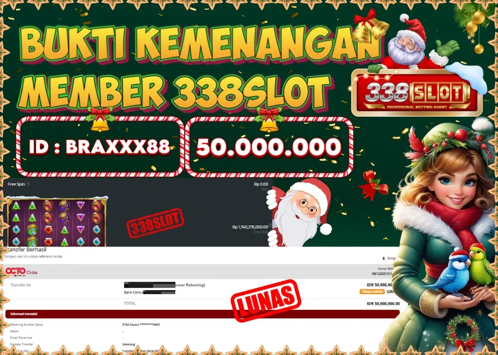 338SLOT JACKPOT GAME SLOT ZEUS OLYMPUS! Rp 50.000.000 - LUNAS!!!