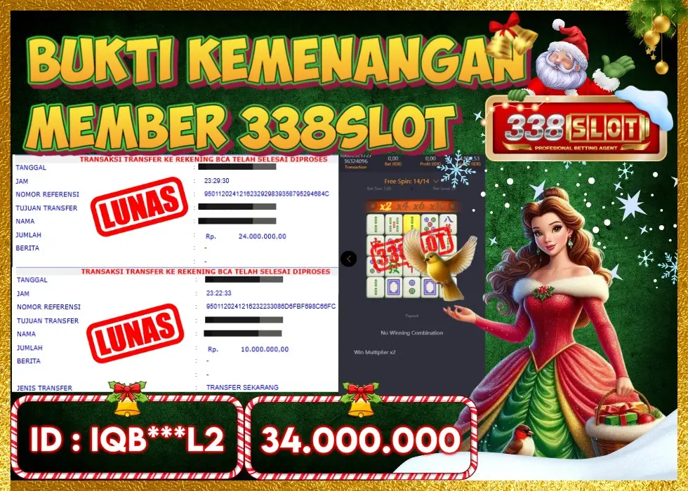 338SLOT JACKPOT GAME PG SOFT MAHJONG RESMI! Rp 32.000.000 - LUNAS!!!