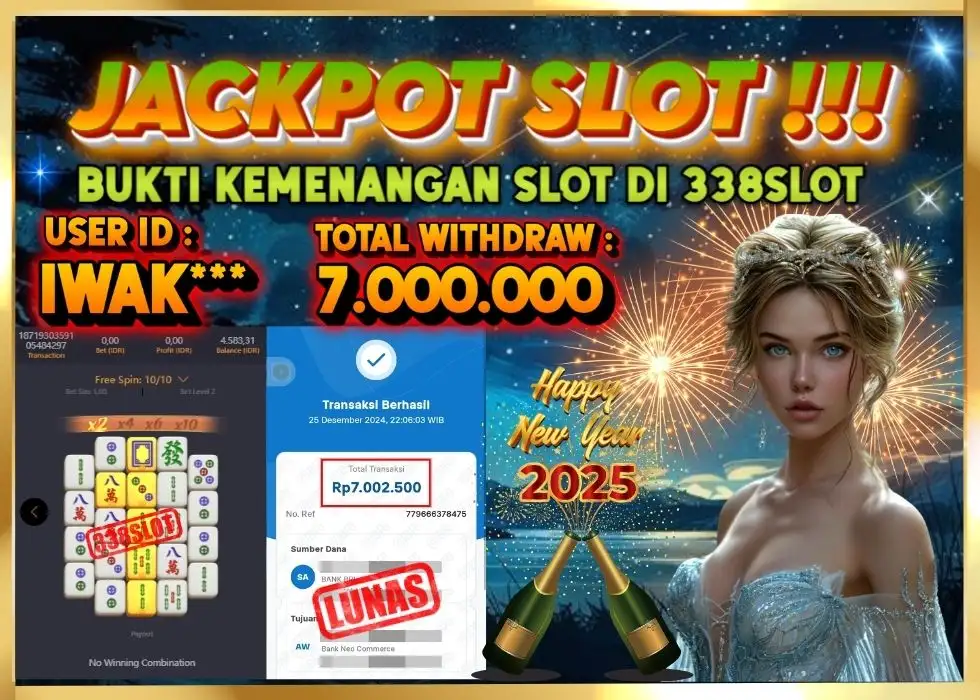 338SLOT JACKPOT GAME PGSOFT MAHJONG NATARU! Rp 7.000.000 - LUNAS!!!