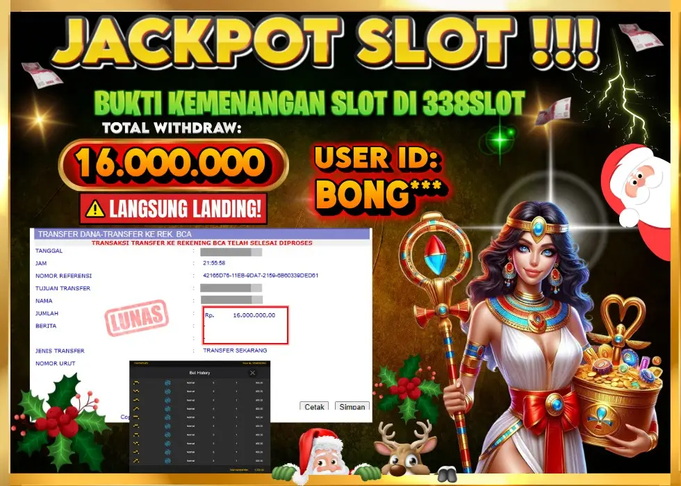 338SLOT JACKPOT GAME PROVIDER SLOT NO 1! Rp 16.000.000 - LUNAS!!!