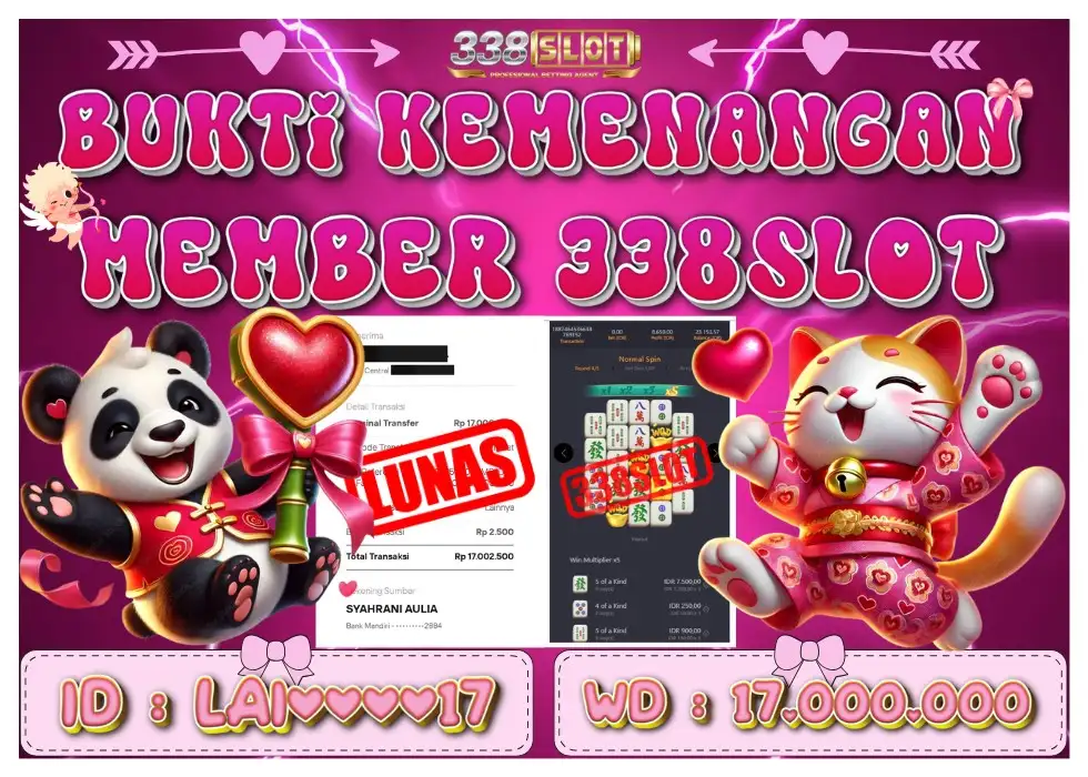 338SLOT JACKPOT GAME PGSOFT MAHJONG GAMPANG WD! Rp 17.000.000 - LUNAS!!!