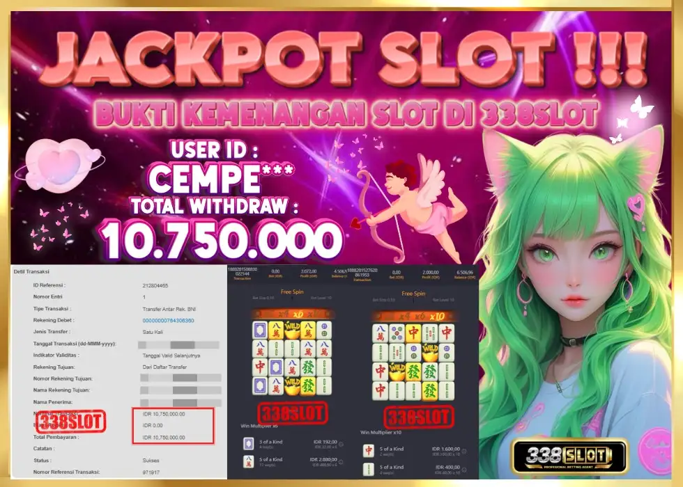 338SLOT JACKPOT GAME PGSOFT MAHJONG TERGACOR! Rp 10.750.000 - LUNAS!!!