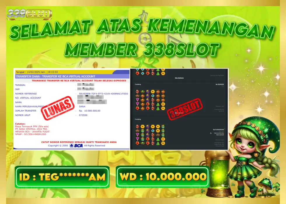 338SLOT JACKPOT GAME SLOT ZEUS PASTI MAXWIN! Rp 10.000.000 - LUNAS!!!