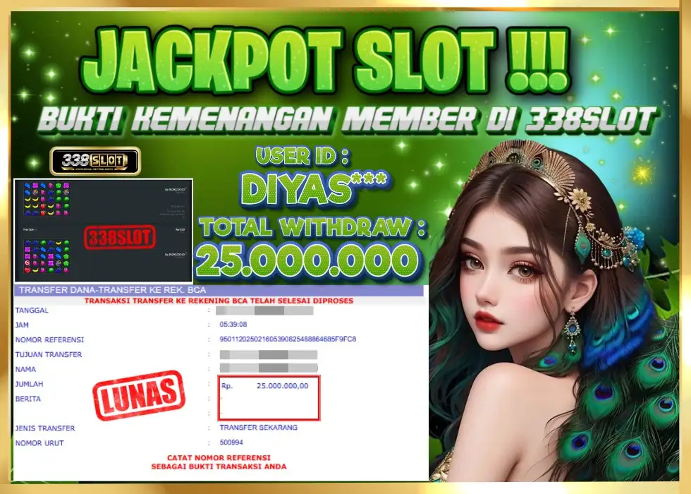 338SLOT JACKPOT GAME PRAGMATIC BONANZA! Rp 25.000.000 - LUNAS!!!