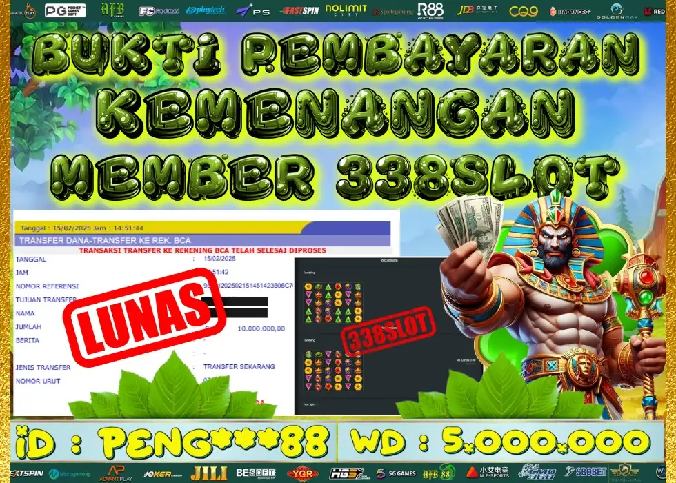 338SLOT JACKPOT GAME PRAGMATIC ZEUS PETIR! Rp 5.000.000 - LUNAS!!!