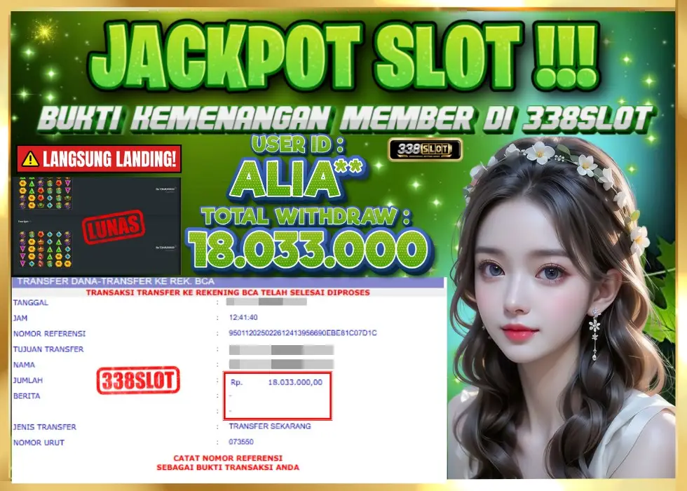 338SLOT JACKPOT GAME JUDI SLOT ZEUS 2025! Rp 18.033.000 - LUNAS!!!