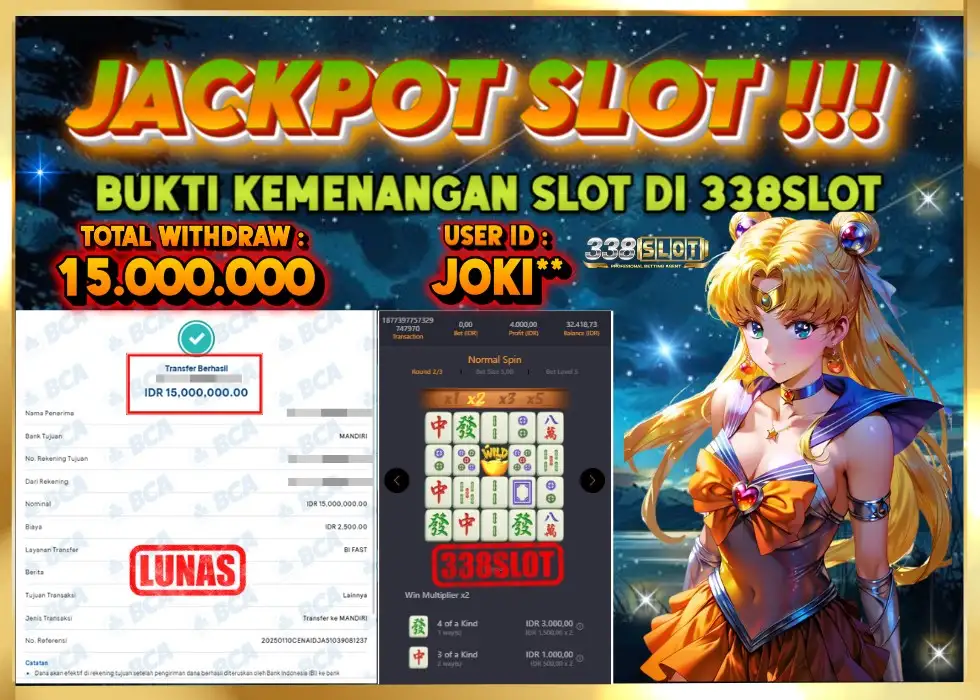 338SLOT JACKPOT GAME PGSOFT LARIS! Rp 15.000.000 - LUNAS!!!