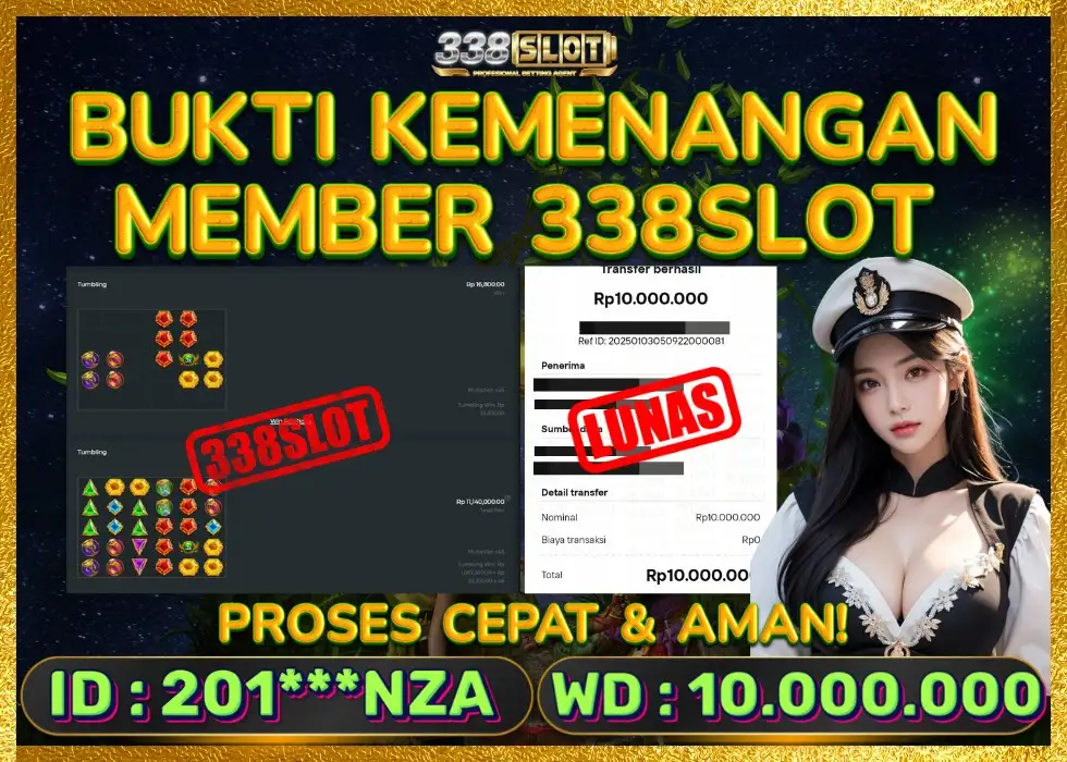 338SLOT JACKPOT GAME SLOT PRAGMATIC ZEUS! Rp 10.000.000 - LUNAS!!!