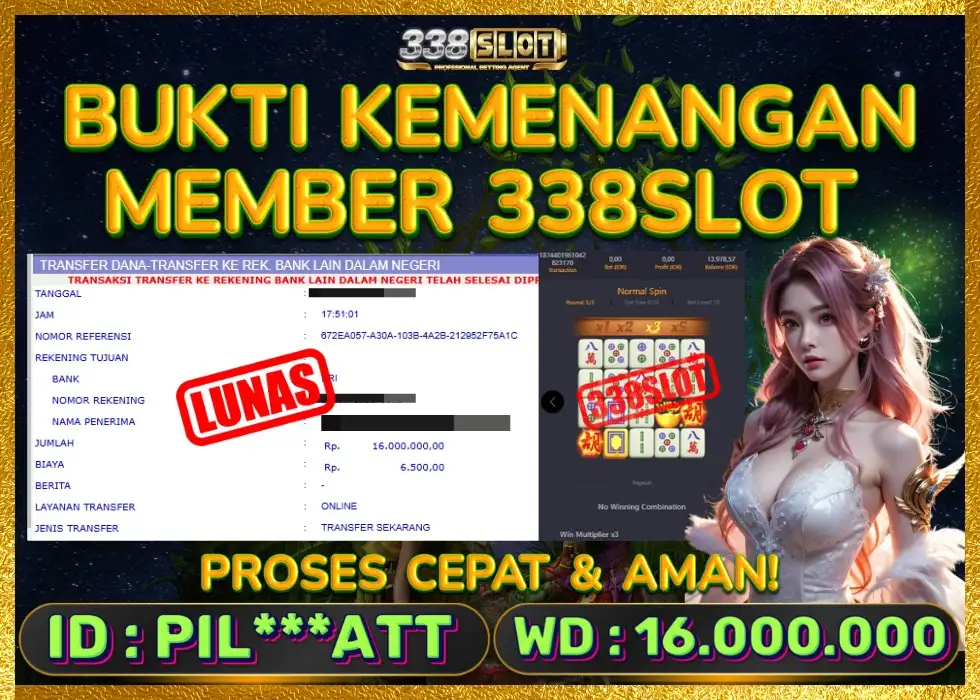 338SLOT JACKPOT GAME MAHJONG WAYS RESMI! Rp 16.000.000 - LUNAS!!!