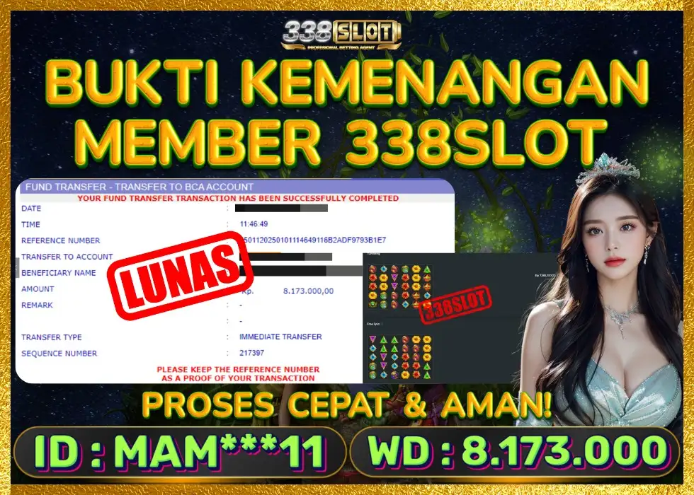 338SLOT JACKPOT GAME SLOT ZEUS OLYMPUS! Rp 8.173.000 - LUNAS!!!