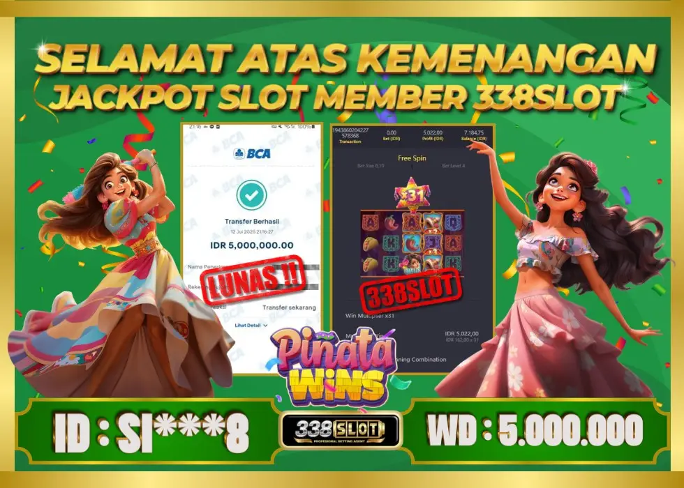 338SLOT JACKPOT GAME SLOT GACOR TERPERCAYA! Rp 5.000.000 - LUNAS!!!