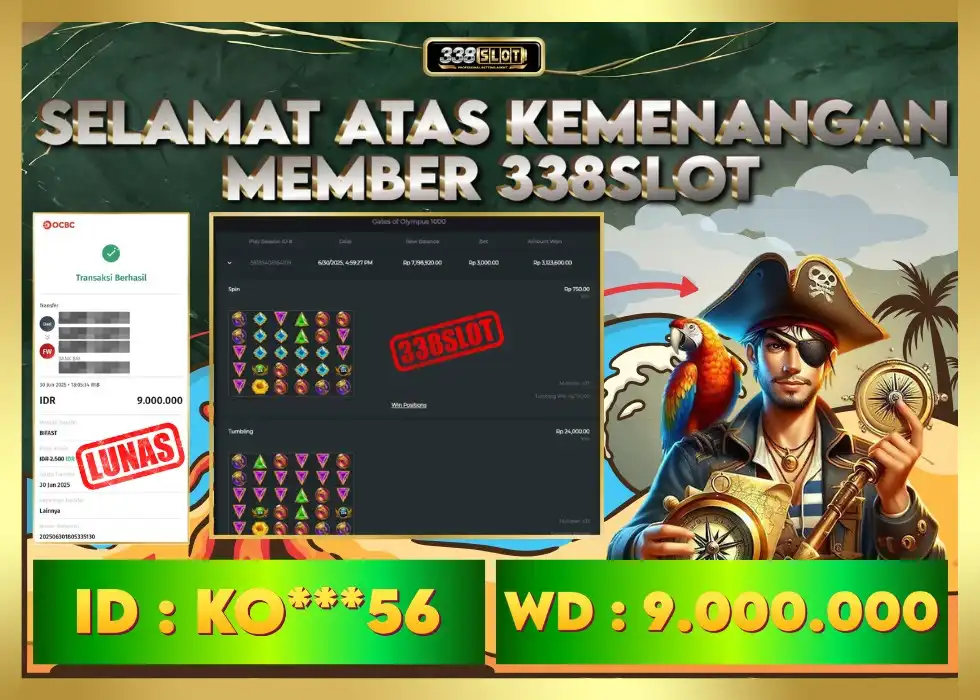338SLOT JACKPOT GAME SLOT ZEUS MAXWIN X1000! Rp 9.000.000 - LUNAS!!!