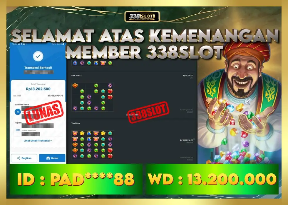 338SLOT JACKPOT GAME SLOT PRINCESS TERGACOR! Rp 13.200.000 - LUNAS!!!