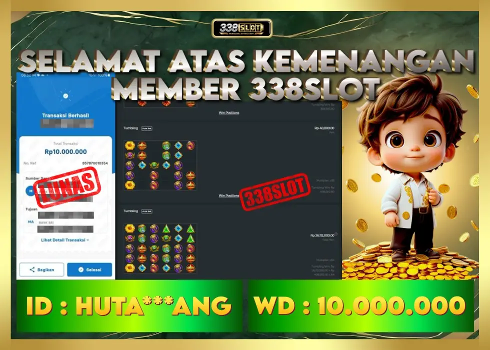 338SLOT JACKPOT GAME JUDI SLOT ZEUS X1000! Rp 10.000.000 - LUNAS!!!