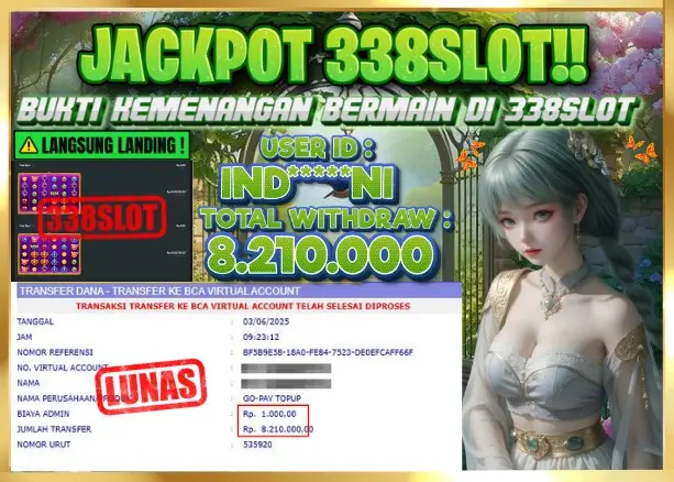 338SLOT JACKPOT GAME JUDI SLOT PRINCESS MAXWIN! Rp 8.210.000 - LUNAS!!!