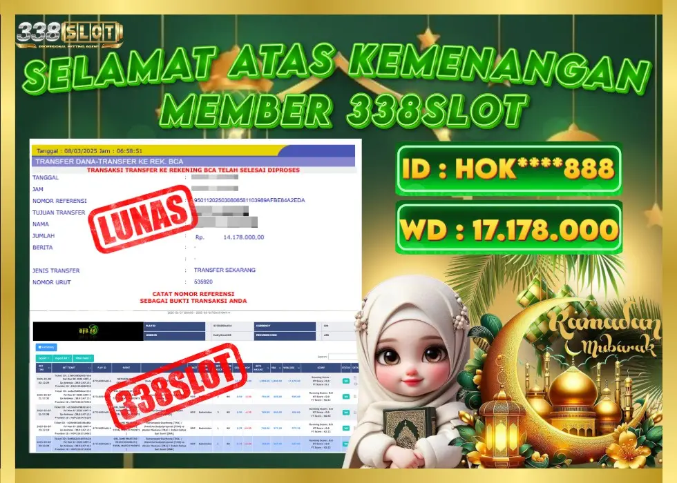 338SLOT JACKPOT GAME JUDI ONLINE TERBAIK! Rp 17.178.000 - LUNAS!!!