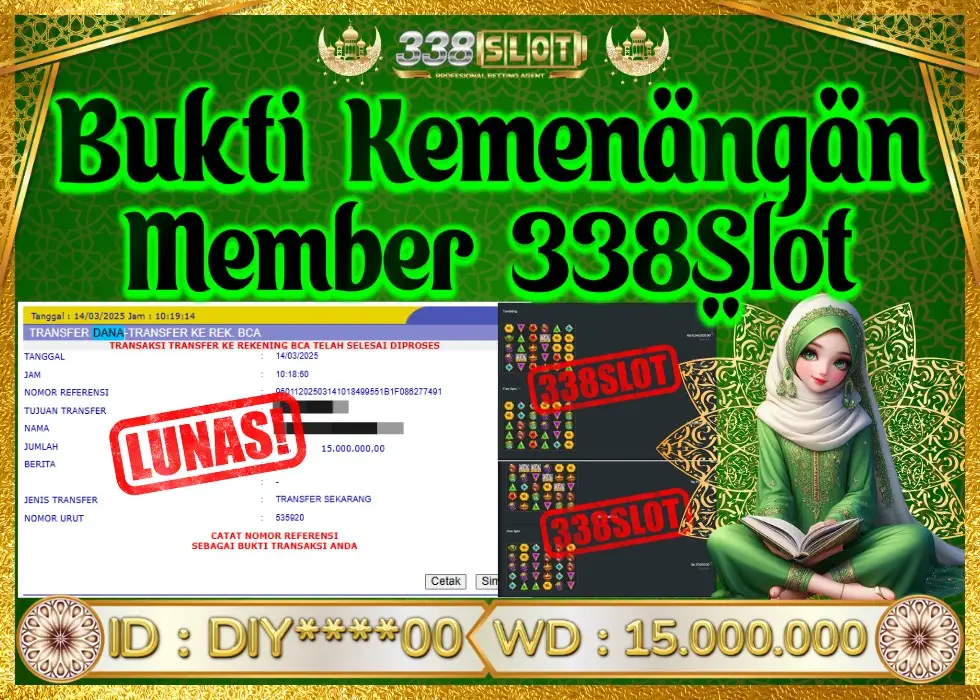 338SLOT JACKPOT GAME JUDI SLOT GACOR ZEUS! Rp 15.000.000 - LUNAS!!!