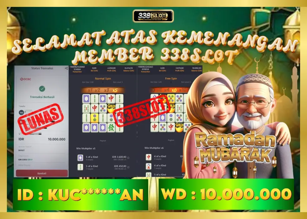338SLOT JACKPOT GAME JUDI PGSOFT TERGACOR! Rp 10.000.000 - LUNAS!!!