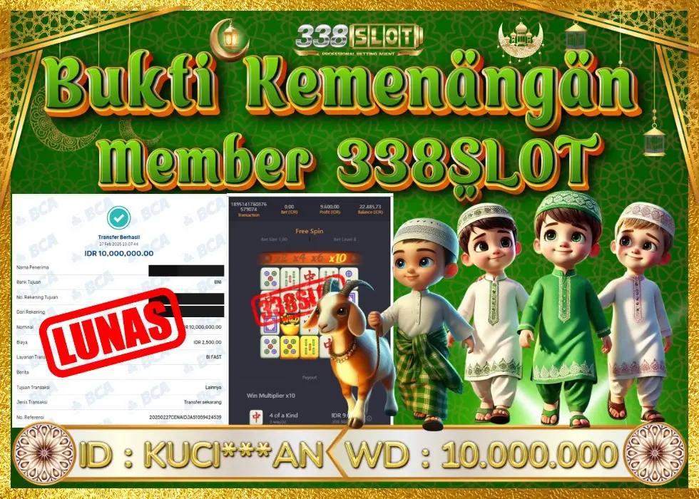 338SLOT JACKPOT GAME JUDI PGSOFT PROMO NGABUBURIT! Rp 8.000.000 - LUNAS!!!