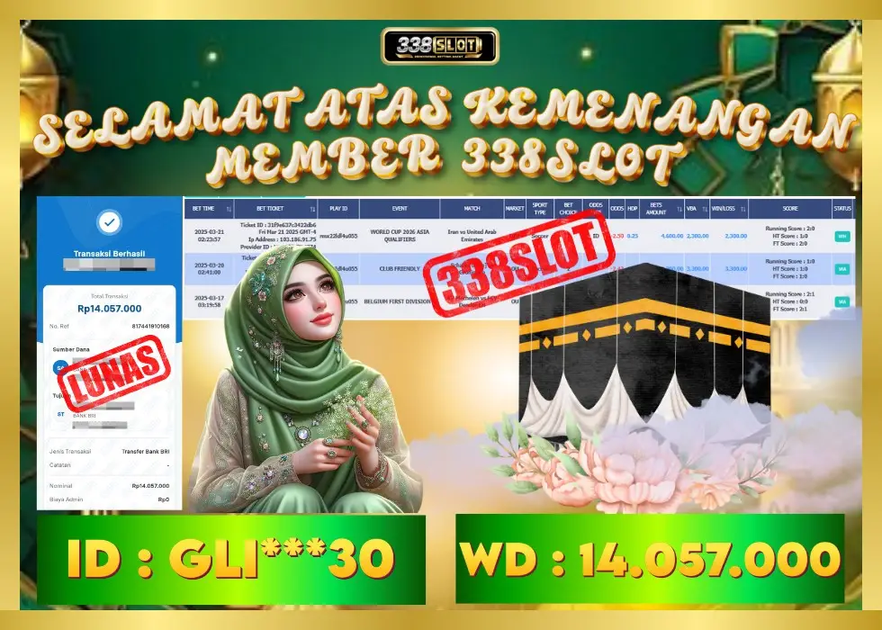 338SLOT JACKPOT GAME JUDI ONLINE TERBAIK! Rp 14.057.000 - LUNAS!!!