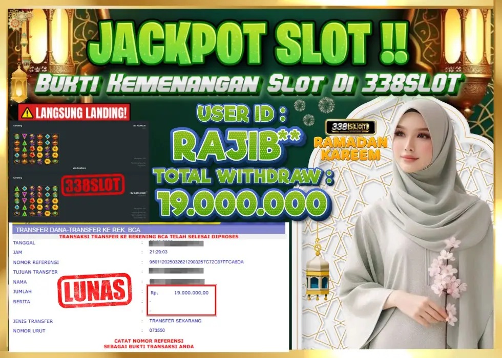 338SLOT JACKPOT GAME SLOT ZEUS TERBESAR! Rp 19.000.000 - LUNAS!!!