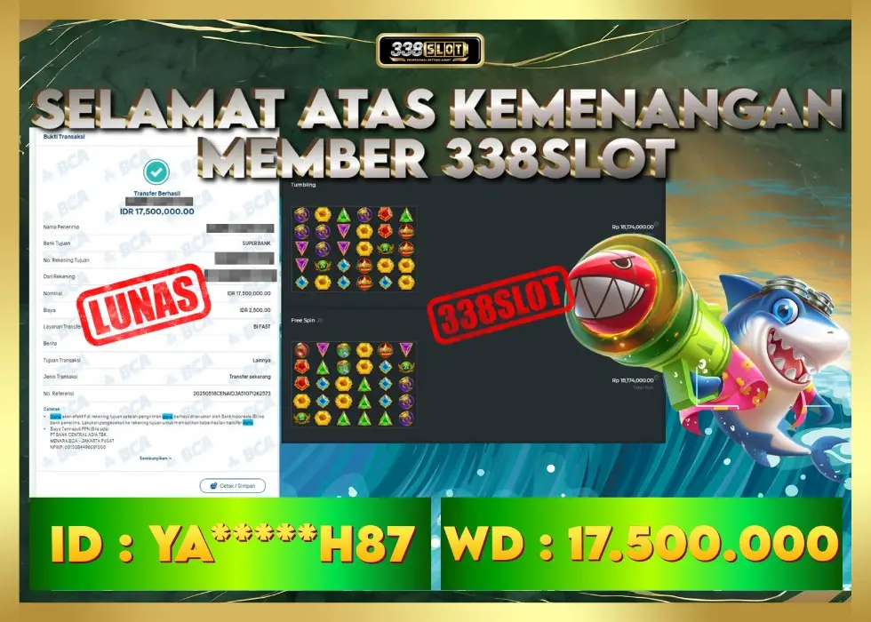 338SLOT JACKPOT GAME JUDI SLOT ZEUS! Rp 17.500.000 - LUNAS!!!