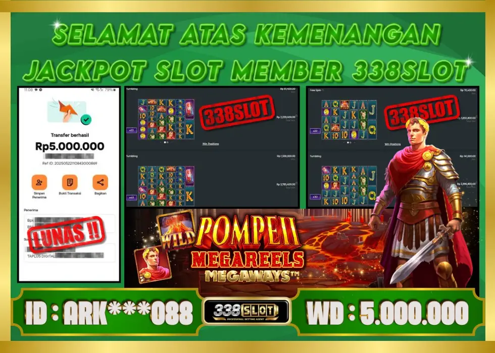 338SLOT JACKPOT GAME SLOT ZEUS MAXWIN! Rp 5.000.000 - LUNAS!!!
