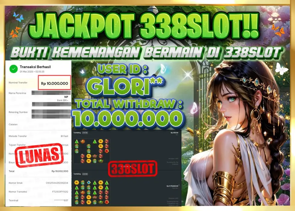338SLOT JACKPOT GAME SLOT ZEUS PRAGMATIC! Rp 10.000.000 - LUNAS!!!