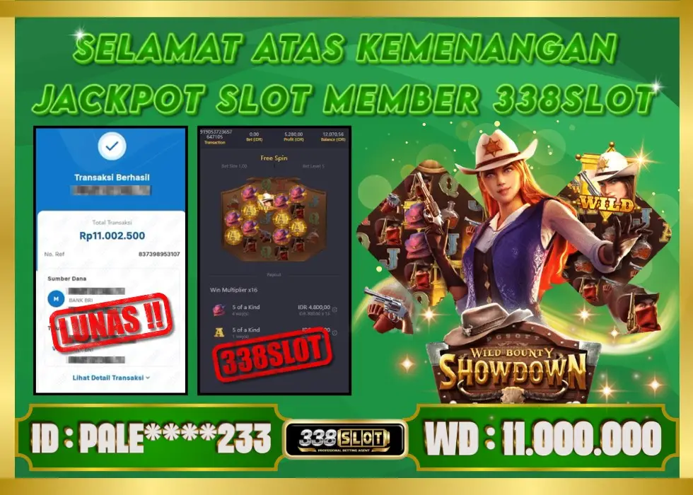 338SLOT JACKPOT GAME JUDI WILD BOUNTY! Rp 11.000.000 - LUNAS!!!